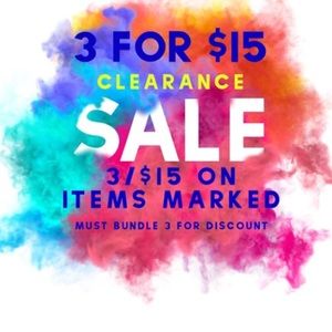 💫💫💫3/$15💫💫💫